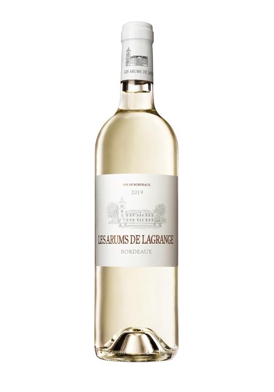 Caisse bois 6 bouteilles Les Arums de Lagrange, AOC Bordeaux, Blanc, 2019