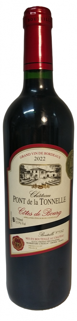 Château Pont de la Tonnelle, Tradition, AOC Côtes de Bourg, Rouge, 2022